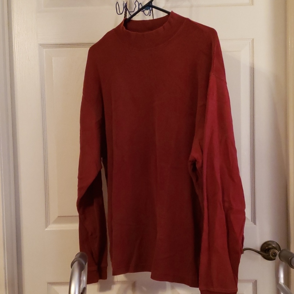 Mock turtleneck shirts